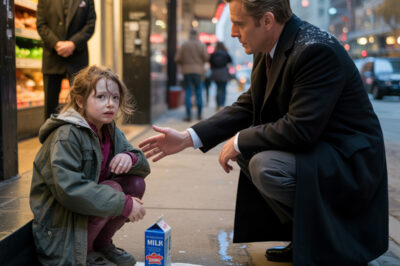 A una niña la echaron de una tienda por robar una caja de leche para sus dos hermanos menores; de repente, un millonario vio lo que pasó y dio un paso al frente.