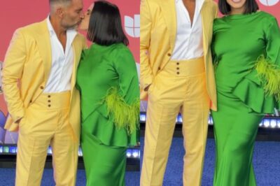 El gesto de Julián Gil con su esposa en la alfombra de los premios que dejó a todos enamorados