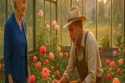Jardinero humilde cuidó las flores de una millonaria… y terminó heredando toda la mansión