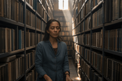 “Entre Sombras y Libros: La Vida Oculta de Aisha en la Biblioteca”