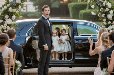 “El Día de Su Boda: La Exesposa Sorprende a Todos en una Limusina con Trillizos”