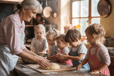 De cocinera despreciada a madre amorosa: La sorprendente transformación de una viuda.