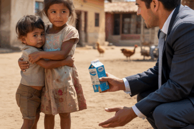 “La súplica de la niña hambrienta: El empresario millonario que desafió el destino del pueblo”