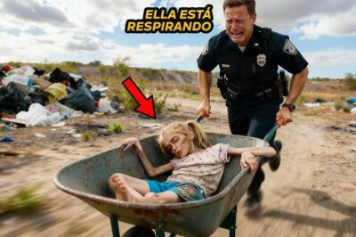 Policía encuentra a una niña en un terreno abandonado — un detalle lo hace llamar al 911 llorando