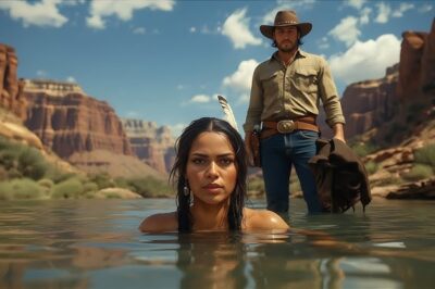 «¡Me Robaron La Ropa, Vaquero! Sálvame», Clamó La Mujer Apache En El Lago!