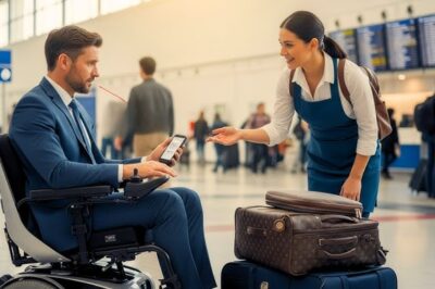 Millonario en Silla de Ruedas Fue Dejado en Aeropuerto… La Extraña Que Ayudó CAMBIÓ Todo