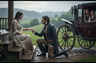 “Necesito una madre para mis hijas — y tú un refugio”. El hacendado pidió su mano…