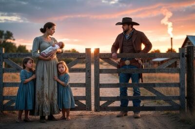Una joven madre fue golpeada y humillada por su esposo solo por dar a luz hijas. Pero cuando un ranchero viudo presenció la injusticia, se interpuso con valentía y pronunció una frase que lo cambió todo