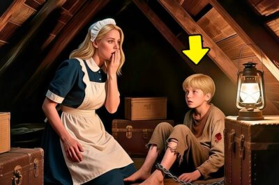 LA EMPLEADA SUBIÓ AL ÁTICO PARA LIMPIAR… VIO A UN NIÑO ENCADENADO Y QUEDÓ HELADA…