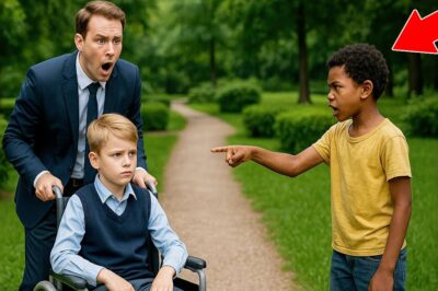 “¡TU NOVIA NO DEJA QUE TU HIJO CAMINE!” REVELÓ EL NIÑO POBRE AL MILLONARIO…