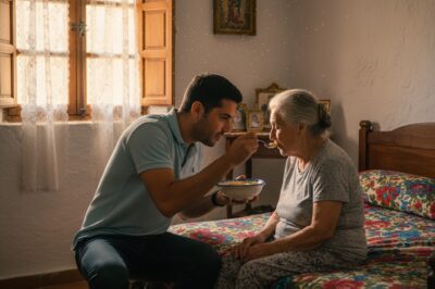 Cuidé de mi esposa paralizada durante cinco años. Un día, olvidé algo y regresé corriendo a casa para recogerlo. Apenas abrí la puerta, lo vi… aquella escena me dejó completamente paralizado.