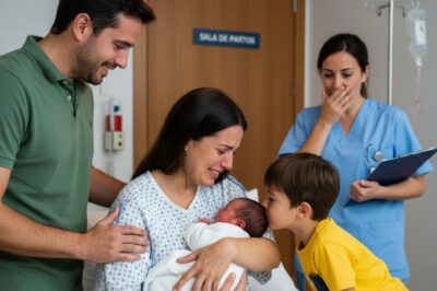 Los doctores declararon que mi bebé no tenía signos de vida — pero cuando mi hijo de 7 años susurró “Soy tu hermano mayor”, sucedió lo impensable. El grito que siguió cambió todo lo que sabíamos sobre la vida, el amor y los milagros.