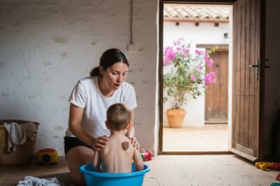 Adopté a un niño abandonado, cuidándolo con todo mi corazón. Pero un día, mientras lo estaba bañando, un lunar peculiar en su cuerpo se convirtió en la evidencia de una verdad impactante que sacudió todo mi ser