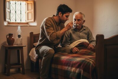 Llevé a casa a un anciano perdido, lo cuidé como a mi propio padre durante tres años, solo para quedarme sin palabras cuando finalmente aparecieron sus dos hijos. El secreto oculto bajo su cuello dejó a todos en silencio.