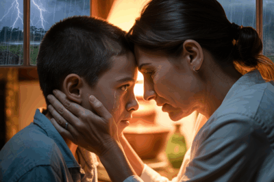 “Y no llores, mi amor, ya pasó”, susurró Esperanza mientras acariciaba el rostro mojado del niño desconocido. “¿Cómo te llamas, ma?” Mateo sollyosó el chico de 12 años temblando bajo la