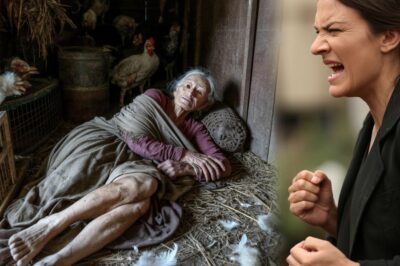 “Vieja inútil, solo ocupa espacio” – La abuela fue echada al gallinero. En su última noche de lluvia, desapareció… 2 meses después, toda la familia quedó helada al descubrir la verdad.