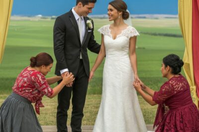 El día de la boda de mi hijo, la empleada doméstica corrió de repente al escenario, se arrodilló y confesó una verdad impactante que conmocionó a toda la sala…