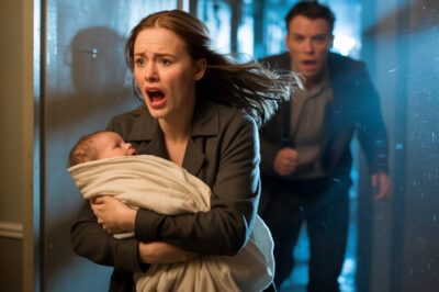 “¡Ayuda!” — gritó la niña con un bebé en brazos… El hombre la siguió — y se quedó paralizado.