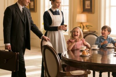 Un millonario regresó antes de lo previsto; lo que sorprendió a su empleada doméstica haciendo con sus hijos lo conmovió hasta las lágrimas.