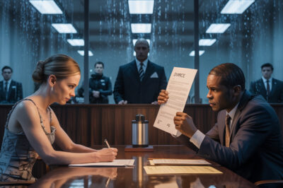 Mientras firmaba el divorcio lo llamó ‘basura negra’… pero el juez leyó algo que lo cambió TODO…