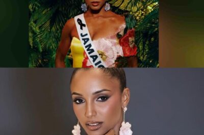 Oremos! Preocupación mundial: Miss Jamaica lucha con una dura situación tras su caída en vivo