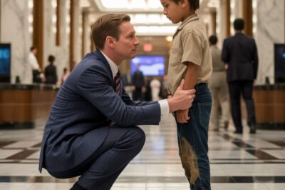 EL NIÑO DE LAS ZAPATILLAS SUCIAS: Entré al banco más exclusivo de Madrid para cumplir una promesa a mi abuelo fallecido y, cuando el gerente vio lo que había en mi cuenta, sus piernas fallaron y todo el banco enmudeció ante la verdad.