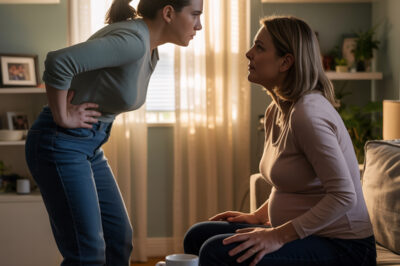 — Así que, ¿de verdad decidiste tener un bebé sin esposo? ¿No te da vergüenza, mamá? — dijo Lisa con desaprobación.