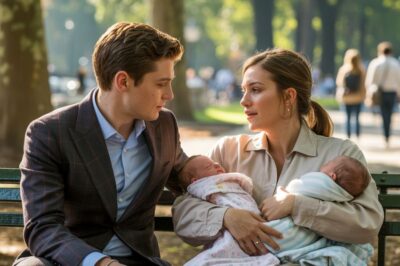 Sin rumbo fijo, se quedó dormida al volante con sus hijos gemelos… hasta que un millonario se detuvo y la reconoció.