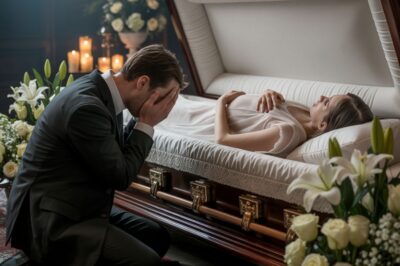 Mientras incineraban a su esposa embarazada, el marido abrió el ataúd para verla por última vez… y vio que su vientre se movía. Inmediatamente detuvo el proceso. Cuando llegaron los médicos y la policía, lo que descubrieron dejó a todos en shock…