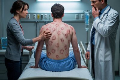 Su esposo seguía teniendo bultos extraños que le picaban en la espalda, pero ella pensó que era una alergia. En urgencias, cuando el médico los vio, palideció y gritó: «¡Llamen al 911! ¡Ahora!».