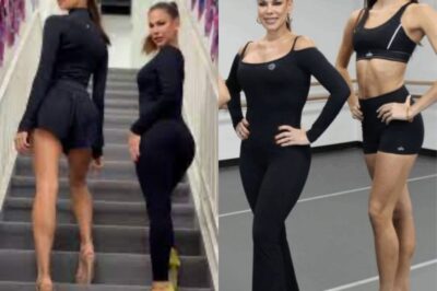 ¡Sin descanso! Lina Luaces y su coach Gisselle trabajan al máximo para alcanzar la corona.