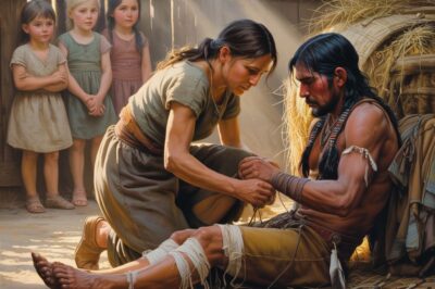 Mujer viuda con 3 hijas salva a un Apache solitario en un granero… y le cambia la vida.