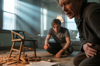 Mi hijo me rompió una silla en la espalda por una herencia, Pero él