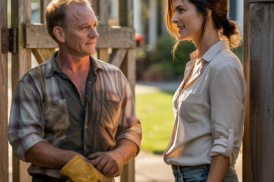 Mi vecina me pidió que arreglara su portón. Dijo: “Te mereces una pequeña recompensa extra.”