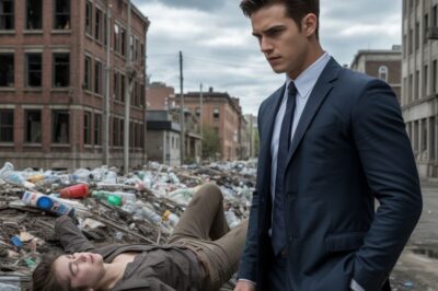 La niñita dormitaba en un contenedor de basura cuando un hombre extremadamente rico se acercó a ella… Y lo que descubrió lo conmovió hasta lo más profundo de su alma.