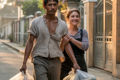 Por un pedazo de pan, aceptó ayudar a la cocinera de una casa acomodada a cargar unas bolsas pesadas.