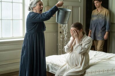 ¡Despierta, perezosa! El sonido llegó un segundo antes del susto. Agua helada cayó sobre el cuerpo de Olivia Bennett, empapándole el pijama, el pelo y las sábanas. Jadeó, incorporándose confundida y horrorizada. Le temblaban las manos mientras se secaba el agua de los ojos, parpadeando al ver a la mujer que sostenía un cubo de metal vacío: su suegra, Eleanor Bennett.