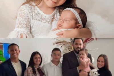 ¡Mil emociones en una! Dominique ya está con nosotros… ¡la familia Pina completa!