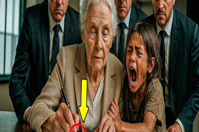 “¡PARA, NO FIRMES! ¡ES UNA TRAMPA!”, gritó la Niña al RASGAR el TESTAMENTO de la Millonaria CIEGA.