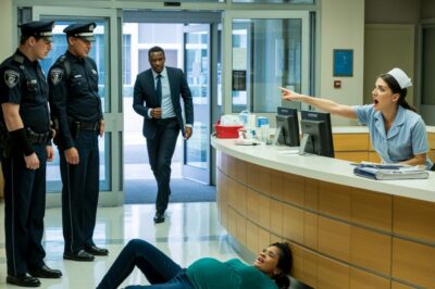 Una enfermera racista humilló a una mujer negra embarazada y llamó a la policía para que la arrestaran. Quince minutos después, llegó su esposo y lo cambió todo…