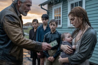 Le di cobijo en mi casa a un anciano empapado. A la mañana siguiente, me ofreció comprarla por un dólar. “No bromeo”, dijo. “No puedo explicarlo, pero tienes que marcharte de inmediato”.