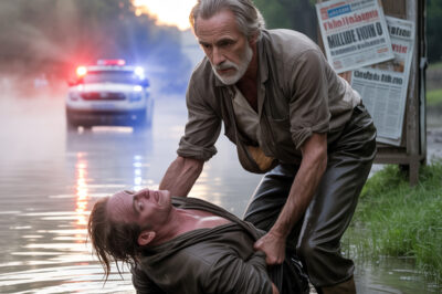 “Mis manos de 76 años sacaron un cuerpo atado del río. Estaba vivo y era el millonario desaparecido que toda España buscaba. Lo que pasó después cambió mi destino para siempre.”