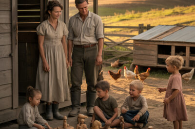 “Si calma a mis 6 hijos traviesos, me caso con usted” — la viuda rió del peón… pero luego calló