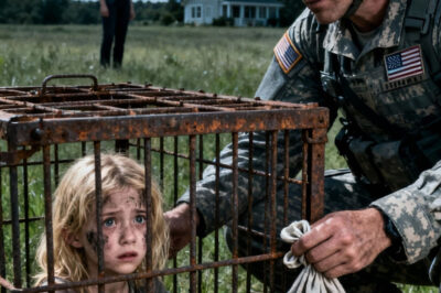 Después de quince meses desplegado en el extranjero, un soldado regresó a casa soñando con risas y brazos abiertos. En lugar de eso, se encontró con el silencio—y una voz débil que llamaba desde el cobertizo del patio trasero. Lo que descubrió detrás de esa puerta de madera cambiaría su vida para siempre.