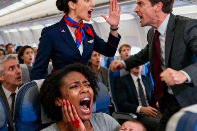 Una azafata racista abofeteó a una madre negra que cargaba a su bebé en pleno vuelo, mientras todos los demás se limitaban a mirar, hasta que un CEO multimillonario que lo vio todo se levantó e hizo algo que hizo que todo el avión enmudeciera de vergüenza…