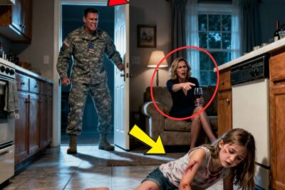 Una niña se arrodilla con las manos en carne viva mientras su madrastra le grita que, si no acaba de limpiar, no comerá; cuando se desmaya agotada, su padre soldado llega de improviso, ve el abuso y desata una furia imparable.