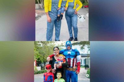 Francisca y su familia deslumbran con sus tiernos disfraces de Halloween