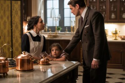 Ella escondió a su hija en la cocina de la mansión. Lo que el patrón hizo al descubrirlo sorprendió a todos