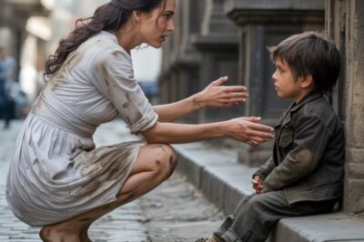 El traje de 100.000 euros que manchó mi hijo perdido: El día que empujé a mi propio niño en la calle sin saber quién era