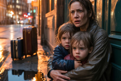 EXPULSADA DE CASA CON SUS HIJOS — Y NADIE LA AYUDÓ